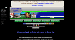 Desktop Screenshot of entertainmentintenerife.com